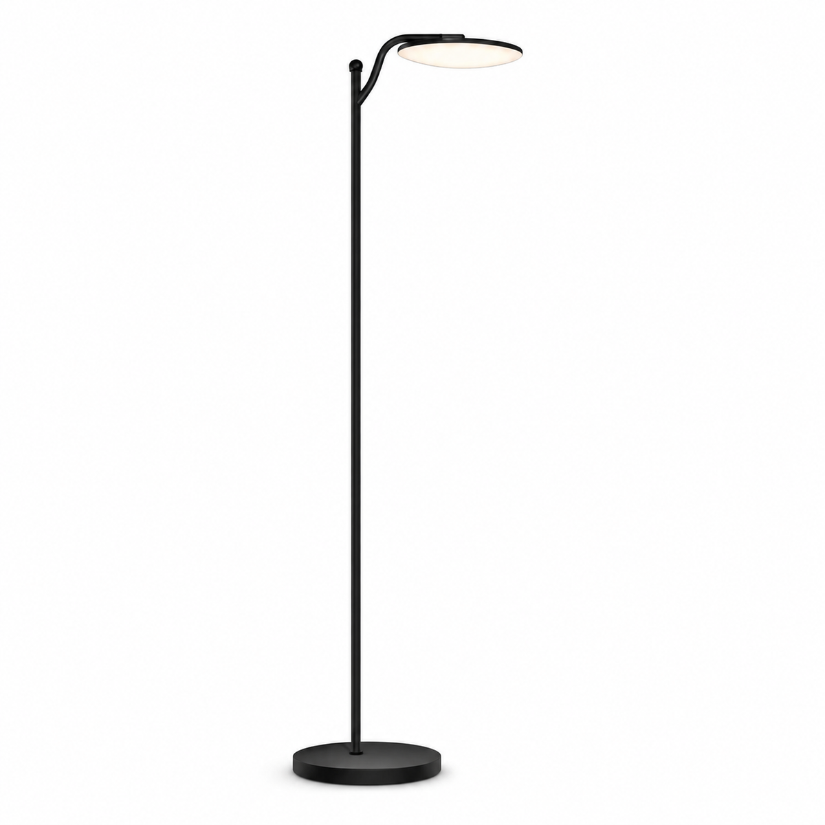 Lampadaire LED Salon Soléa Noir 32W
