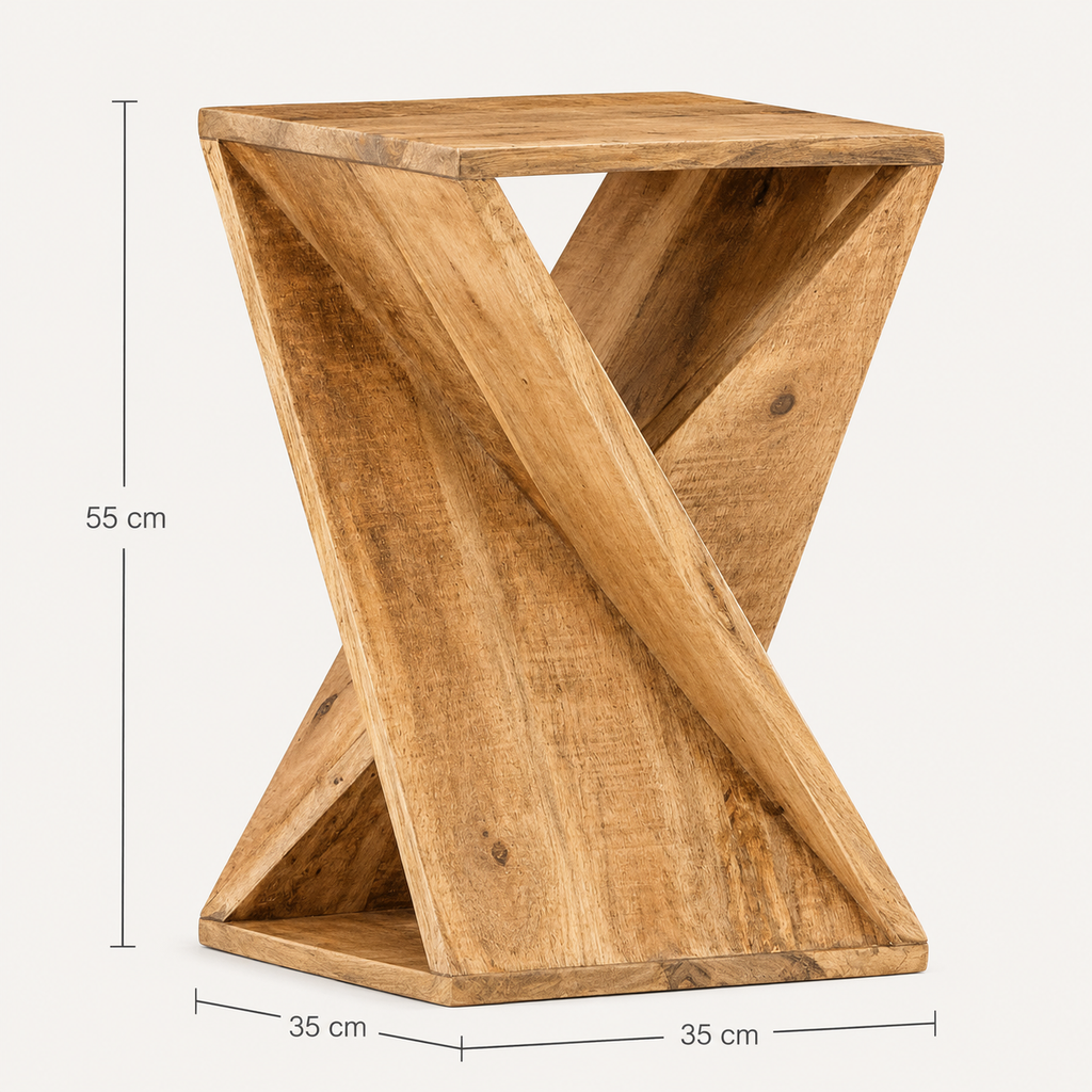 Table De Chevet En Bois Clair Zénith Bois Massif