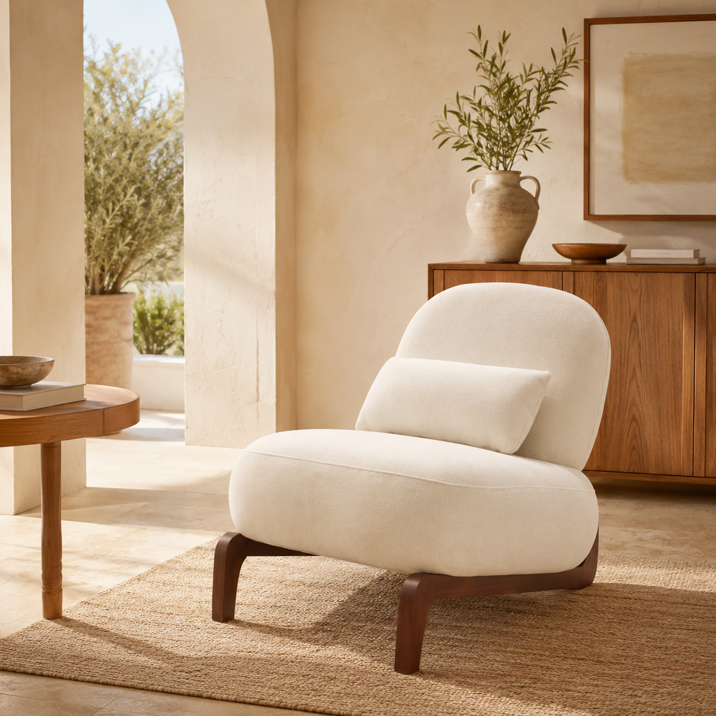 Fauteuil Design En Bois Élégance
