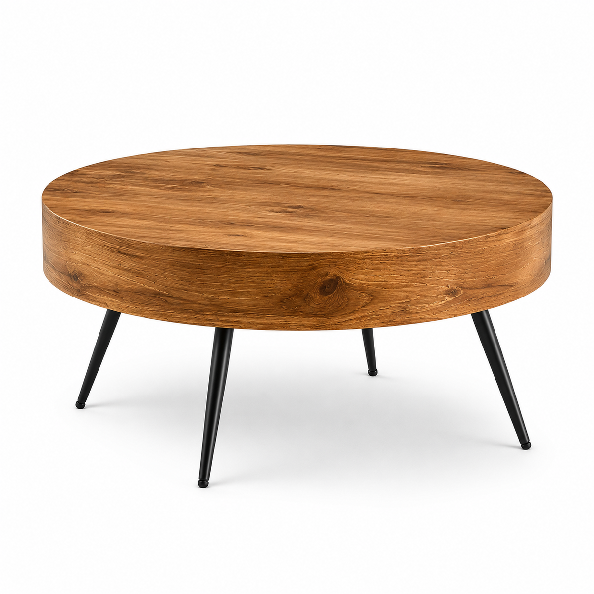 Table Basse Ronde En Bois Minimaliste 70 cm