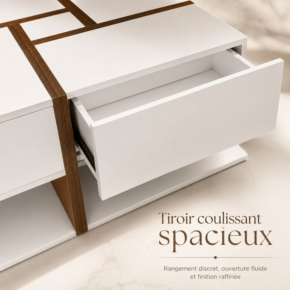 Table Basse Design En Bois Solana