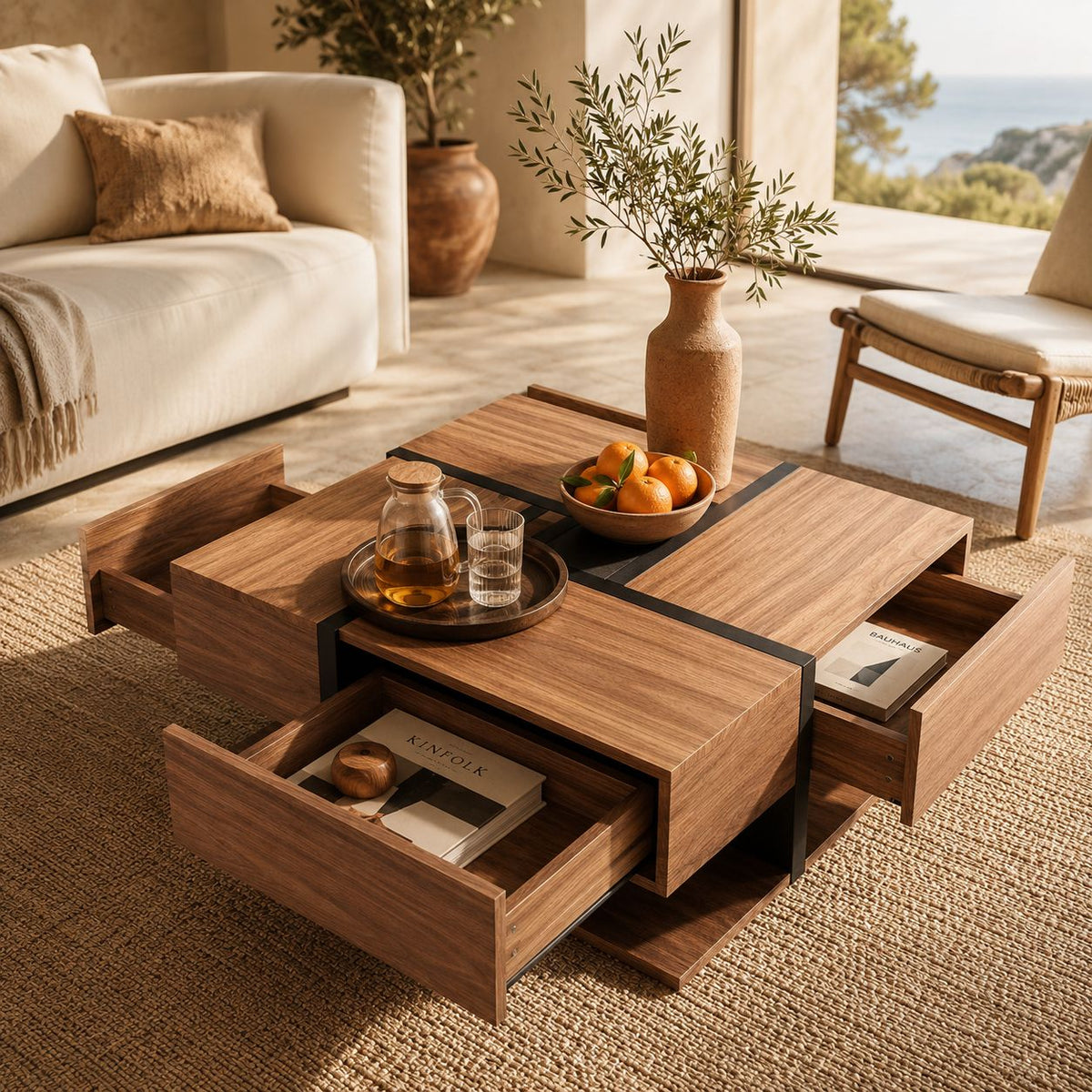 Table Basse Design En Bois Solana