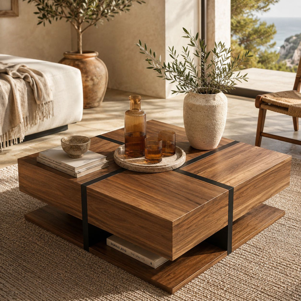 Table Basse Design En Bois Solana