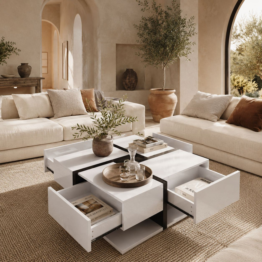 Table Basse Design En Bois Solana