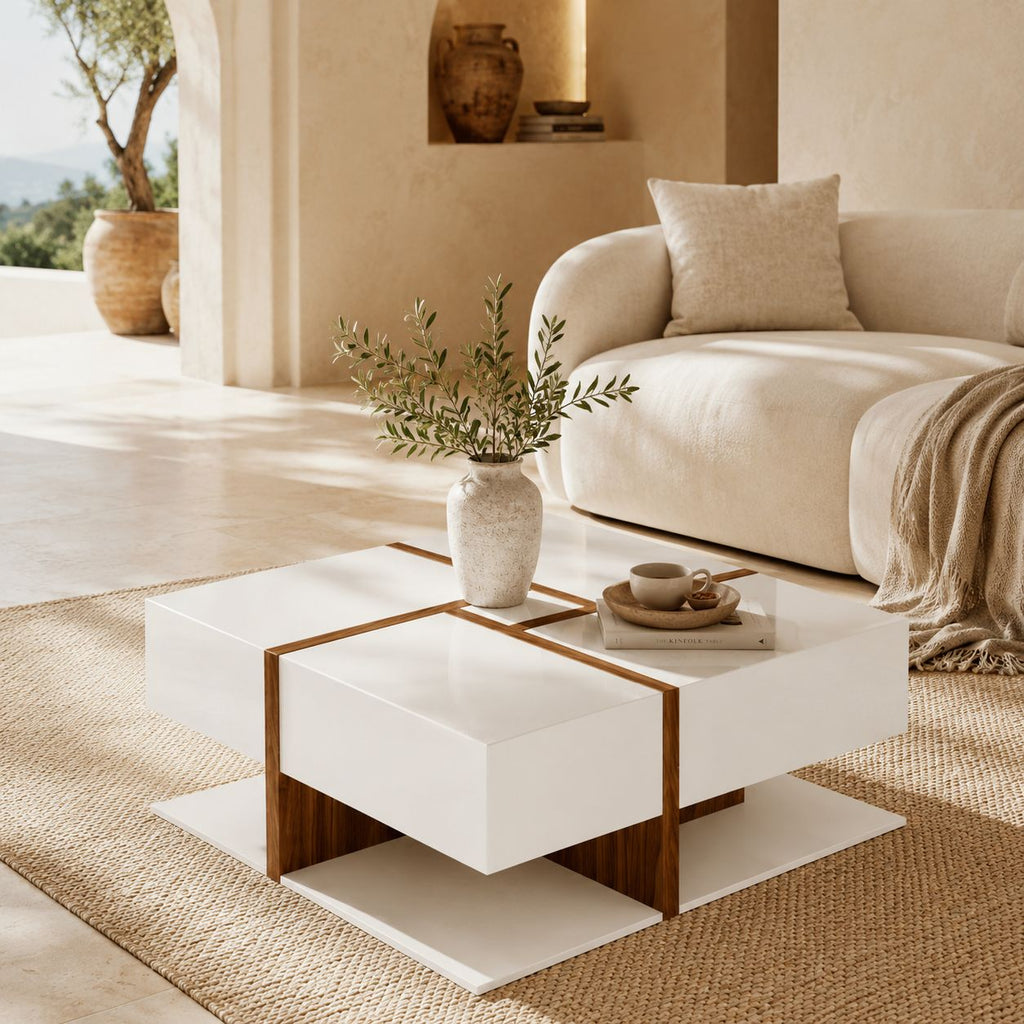 Table Basse Design En Bois Solana