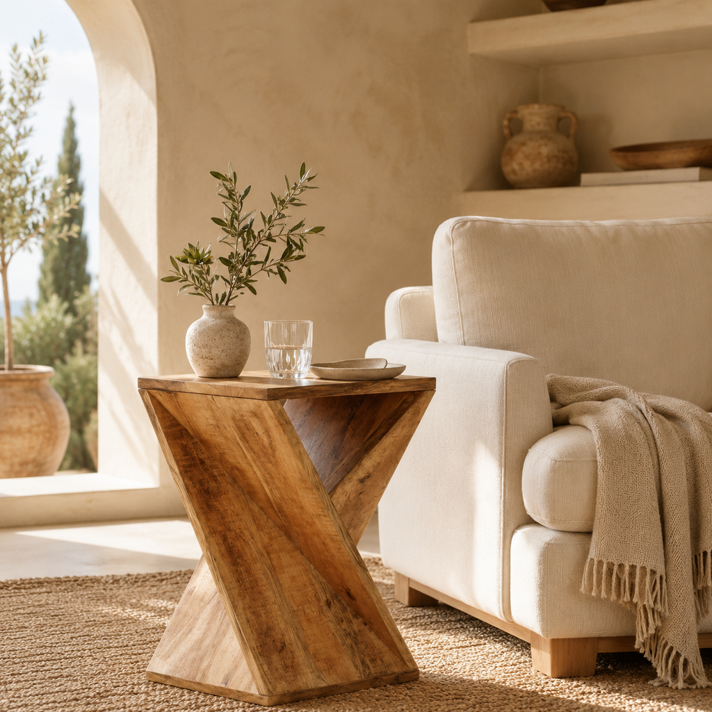 Table De Chevet En Bois Clair Zénith Bois Massif