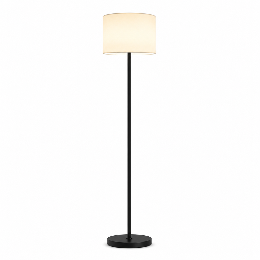 Lampadaire LED Sur Pied Élégance Noir